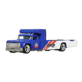 HOT WHEELS TRANSPORTATOR RETRO RIG CU MASINUTA DODGE MACHO POWER WAGON SCARA 1:64